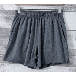 Nike  Dri-FIT Athletic Shorts Womens M Heathered Turquois Knit Running Pockets